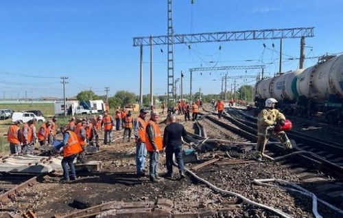 В Ростовській області на залізниці палала цистерна з паливом